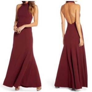 Jenny Yoo | Petra Halter Gown | Hibiscus| Size 8 | NWOT